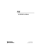 Предварительный просмотр 1 страницы National Instruments PXI-8186 User Manual