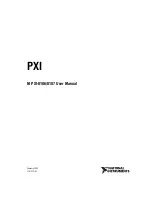 Предварительный просмотр 1 страницы National Instruments PXI-8187 User Manual