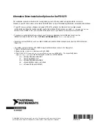 Предварительный просмотр 9 страницы National Instruments PXI-8211 Getting Started