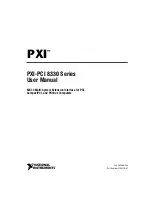 Preview for 2 page of National Instruments PXI 8330 Series User Manual