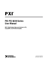 National Instruments PXI-PCI 8330 Series User Manual предпросмотр