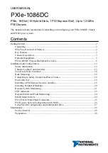 Preview for 1 page of National Instruments PXIe-1086DC User Manual