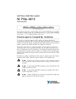 Preview for 1 page of National Instruments PXIe-4610 Getting Started Manual