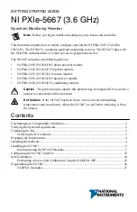 Preview for 2 page of National Instruments PXIe-5667 Getting Started Manual