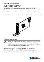 Preview for 2 page of National Instruments PXIe-7820 Getting Started Manual