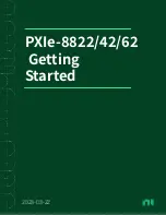 National Instruments PXIe-8822 Getting Started предпросмотр