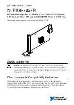Preview for 1 page of National Instruments R Series Getting Started Manual