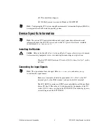 Предварительный просмотр 3 страницы National Instruments Relay Module SCC-RLY01 User Manual