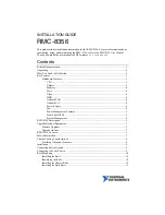 National Instruments RMC-8356 Installation Manual предпросмотр