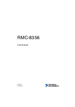 Preview for 1 page of National Instruments RMC-8356 User Manual