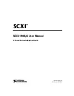 Preview for 1 page of National Instruments SCXI-1104 User Manual