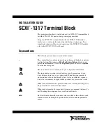 Preview for 1 page of National Instruments SCXI-1317 Installation Manual