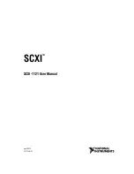 National Instruments SCXI-1320 User Manual preview