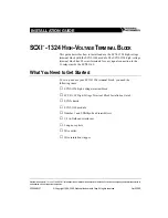 Preview for 2 page of National Instruments SCXI-1324 Installation Manual