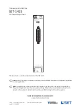 Preview for 1 page of National Instruments SET-1415 Technical Description