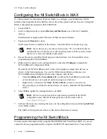 Preview for 8 page of National Instruments SwitchBlock Getting Started Manual