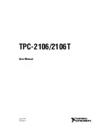 Предварительный просмотр 1 страницы National Instruments TPC-2106 User Manual