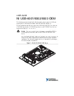 Предварительный просмотр 1 страницы National Instruments USB-6001 User Manual