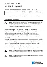 Preview for 2 page of National Instruments USB-7855 Getting Started Manual