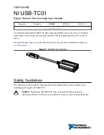 Preview for 2 page of National Instruments USB-TC01 Manual