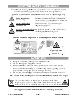 Предварительный просмотр 5 страницы National Luna NL12-ICE MAKER Instruction Manual