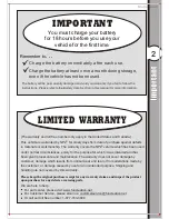 Preview for 2 page of National Products 0596
0597 Owner'S Manual