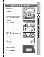 Preview for 14 page of National Products hummer hx Owner'S Manual