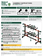 Предварительный просмотр 1 страницы National Public Seating 84 Series Assembly Instructions