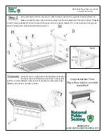 Preview for 3 page of National Public Seating BPFT-2472 Assembly Instructions