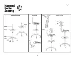 Preview for 2 page of National Public Seating Kangaroo 6722HB Assembly Instructions