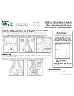 National Public Seating MTFB8 Operating Instructions preview