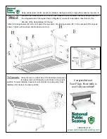 Preview for 3 page of National Public Seating Plastic Flip-n-Store Table Assembly Instructions