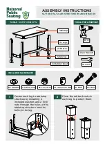 National Public Seating SLT1 Assembly Instructions preview