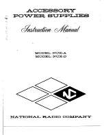 National Radio NCX-A Instruction Manual preview