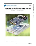 Preview for 1 page of National Semiconductor ADC081500DEV Instruction Manual