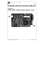 Preview for 2 page of National Semiconductor ADC14071EVAL Instruction Manual