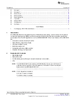 Preview for 2 page of National Semiconductor DRV2605EVM-BT User Manual