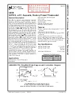 Предварительный просмотр 1 страницы National Semiconductor LM26 Series Manual