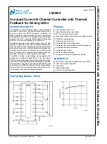 National Semiconductor LM3424 Manual предпросмотр