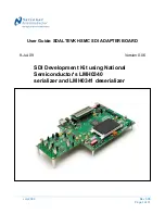 National Semiconductor LMH0340 User Manual предпросмотр