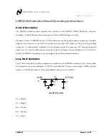 National Semiconductor LMX2324 Operating Instructions Manual preview