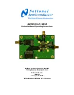 National Semiconductor LMX2531LQ1415E Operating Instructions Manual preview