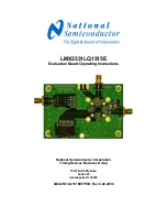 National Semiconductor LMX2531LQ1515E Operating Instructions Manual preview