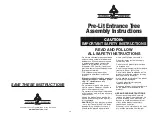 National Tree Company Pre-Lit Entrance Tree Assembly Instructions preview