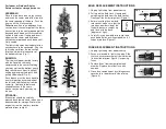 Preview for 2 page of National Tree Company Pre-Lit Entrance Tree Assembly Instructions