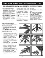 Preview for 2 page of National Tree Company Pre-Lit Assembly Instructions Manual