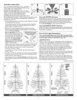 Preview for 3 page of National Tree Company Pre-Lit Assembly Instructions Manual