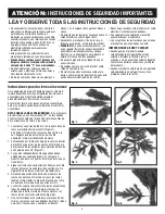 Preview for 6 page of National Tree Company Pre-Lit Assembly Instructions Manual