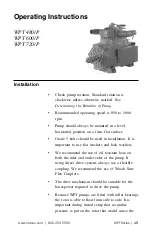 Предварительный просмотр 15 страницы National Vacuum Equipment WPT 480/P Owner'S Manual And Operating Instructions