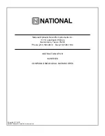 National 160 SERIES Instructions Manual preview
